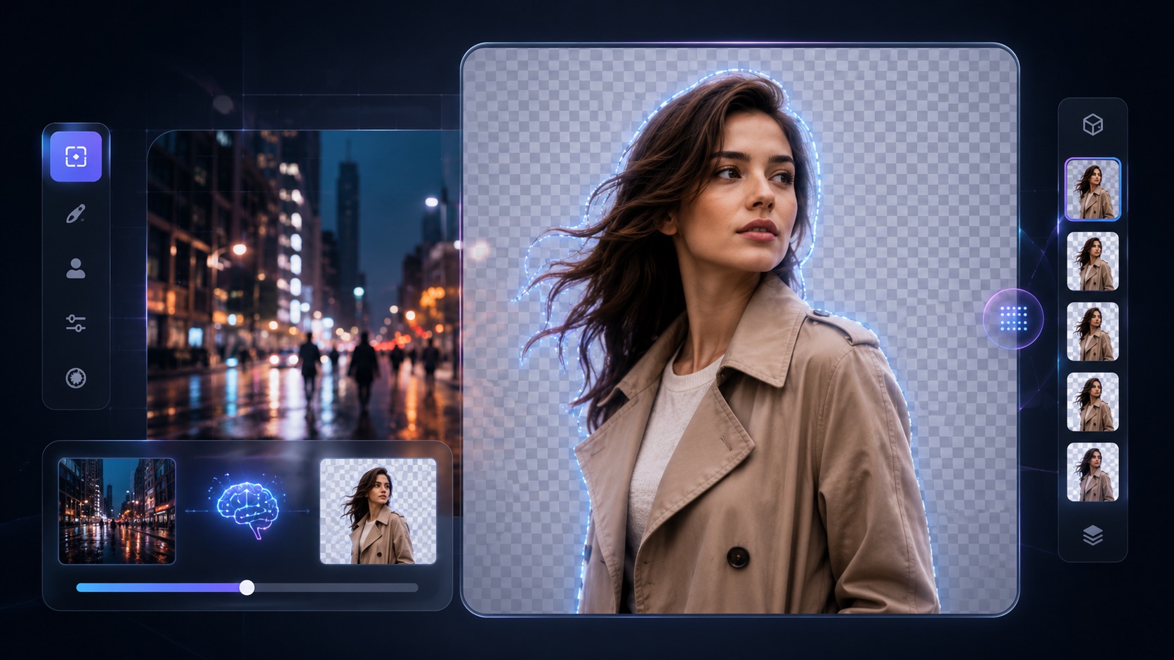 AI Background Remover visual