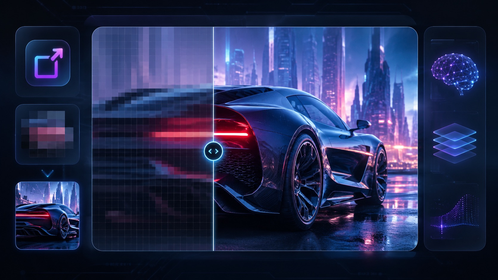 AI Fix Blurry Photo visual
