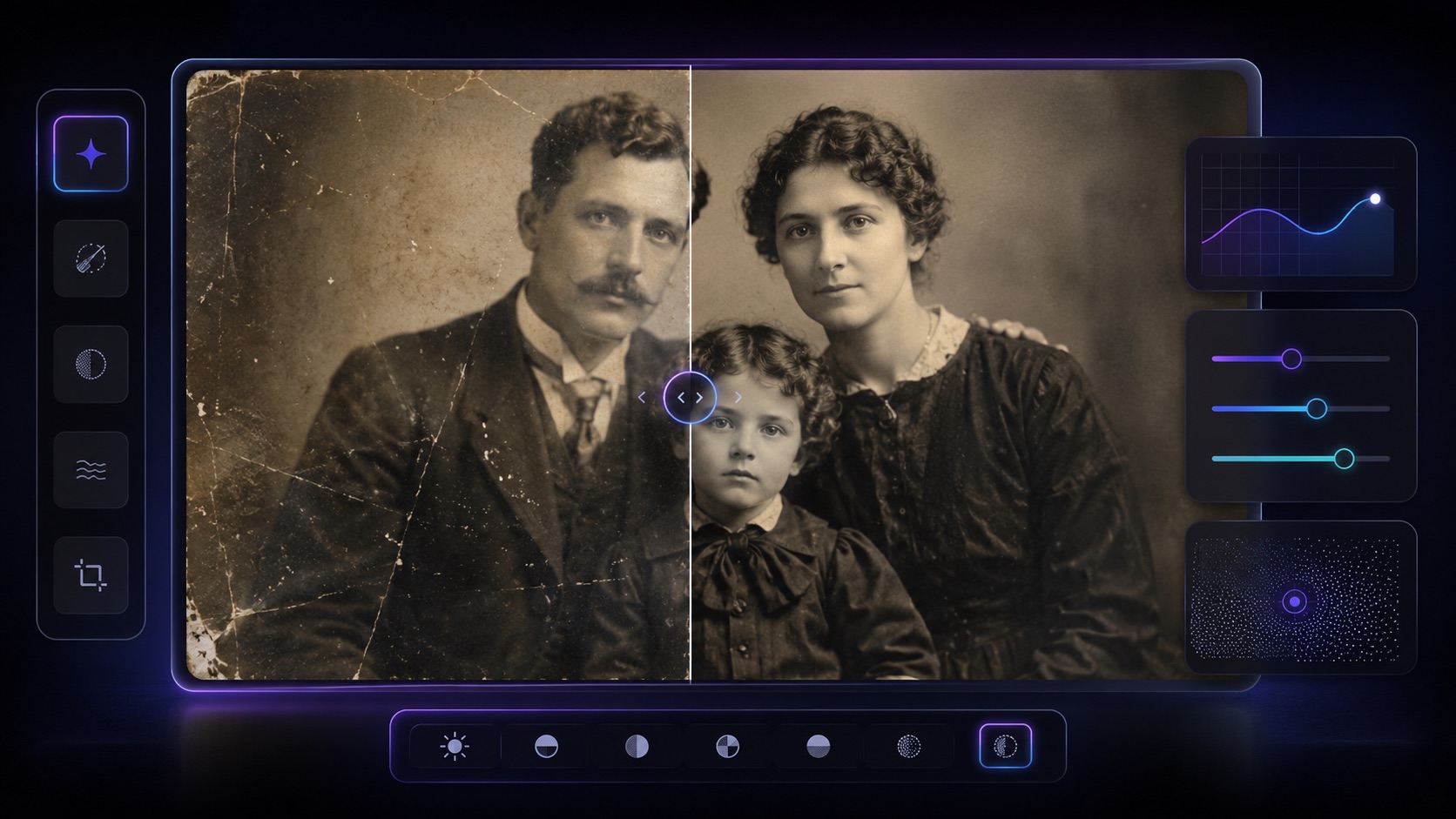 AI Photo Restoration visual